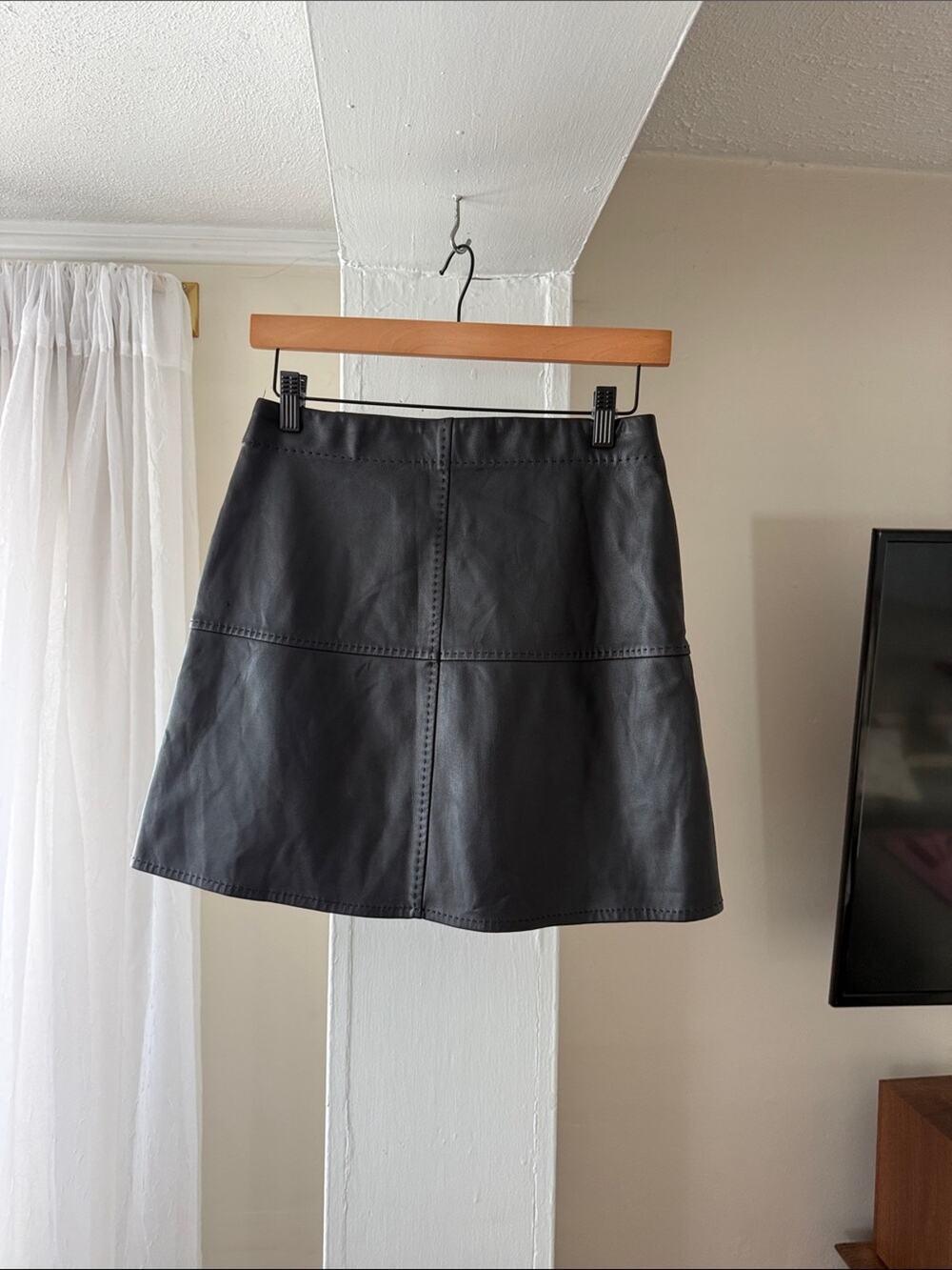 Leather skirt XS
